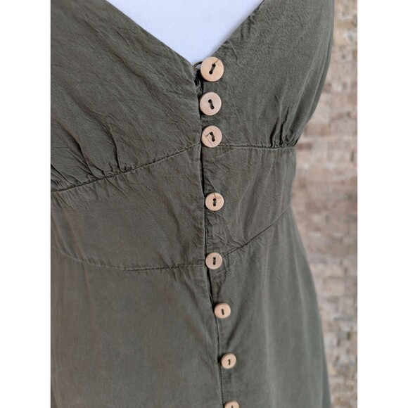 Zara Boho Indie Chic Nature Fairy Cottage Minimalist Granola Neutral Dress - Picture 2 of 15